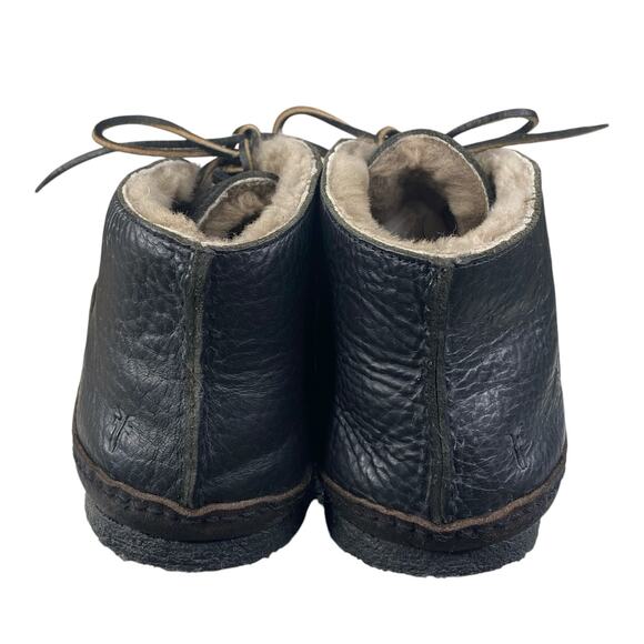 Frye Mens Porter Brown Leather Lined Chukka Boot Size US 10.5